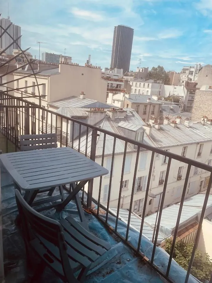 Beautiful & Terrace Montparnasse 아파트 파리